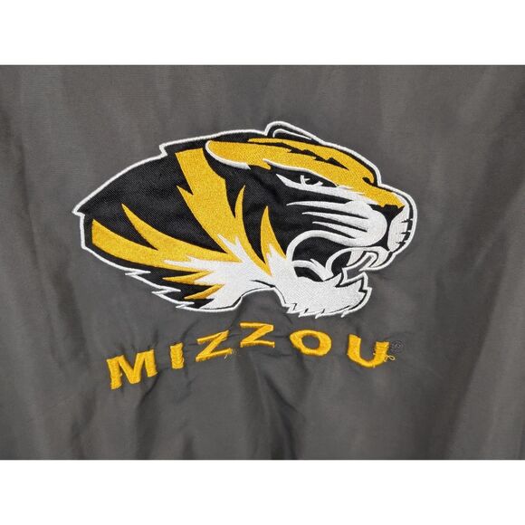 Mizzou Tigers Campus Heritage Vented Pullover Jacket Black Men's Size 2XL/XXL - Picture 5 of 15